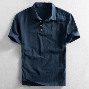 Christopher Mosley Mazoleni Linen Polo