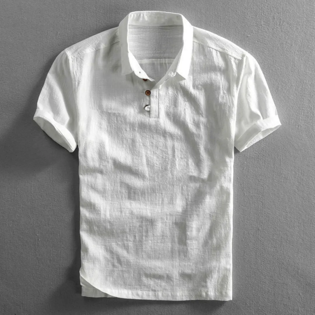 Christopher Mosley Mazoleni Linen Polo