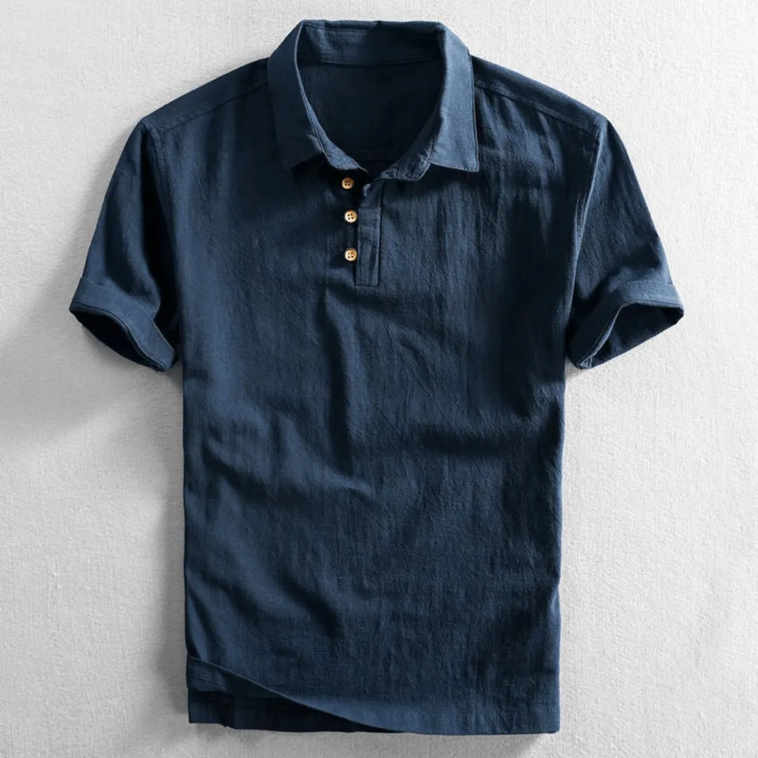 Christopher Mosley Mazoleni Linen Polo