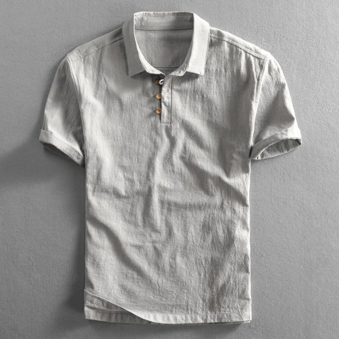 Christopher Mosley Mazoleni Linen Polo