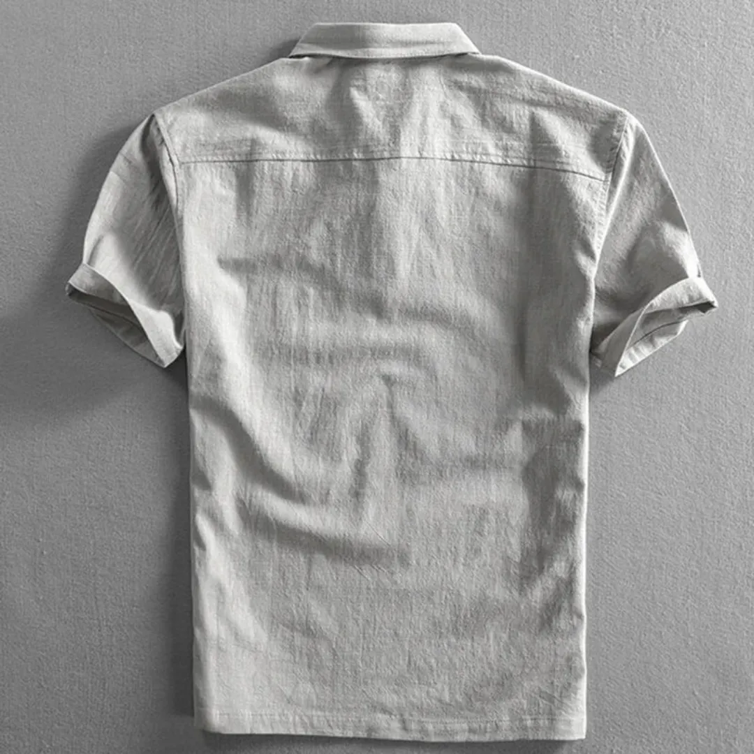 Christopher Mosley Mazoleni Linen Polo