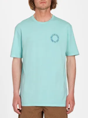 Circle Emb T-Shirt - BOTTLE GREEN