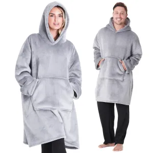 CityComfort Blanket Oversized Hoodie for Women & Men Fleece Blanket with Sleeves