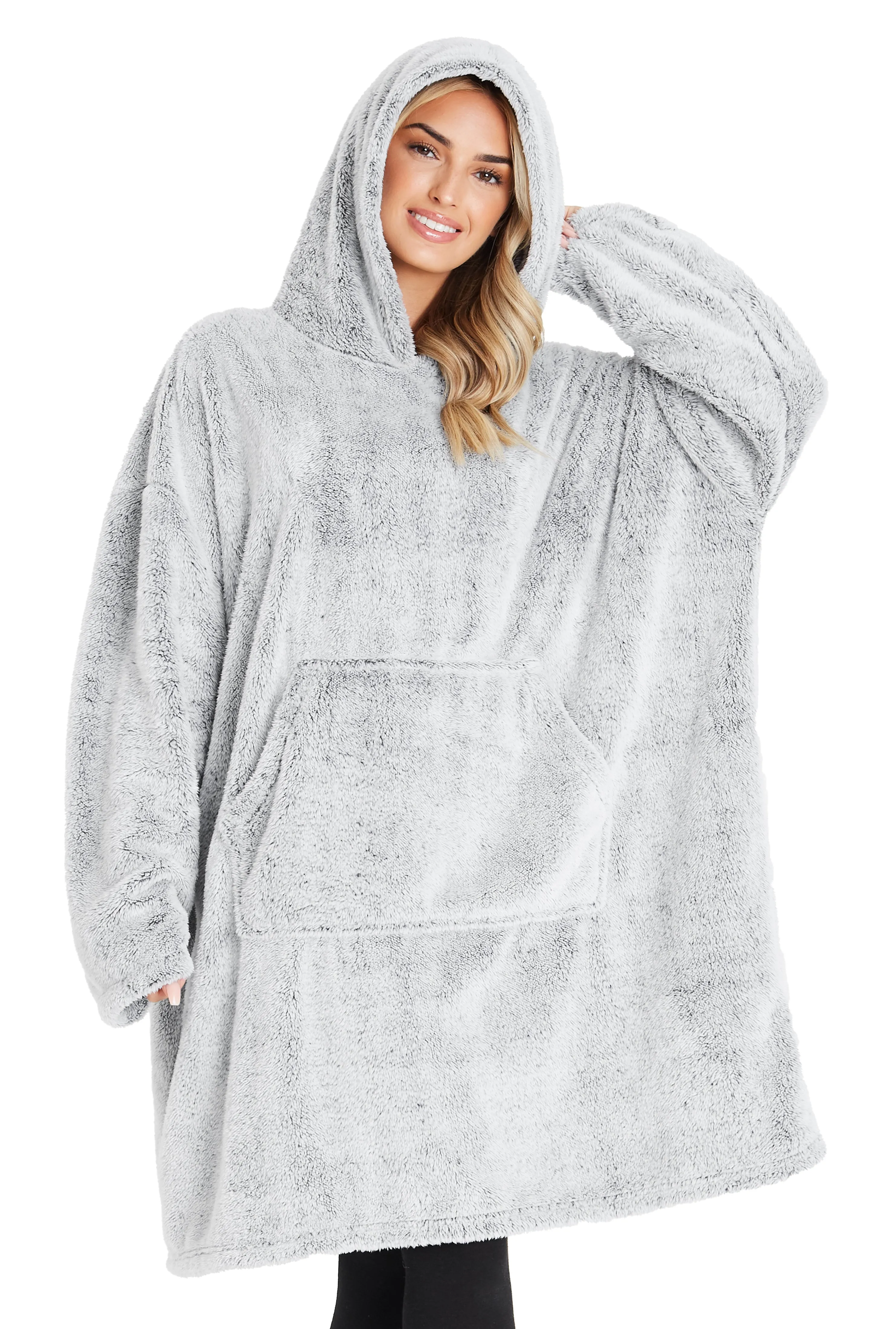 CityComfort Blanket Oversized Hoodie for Women & Men Fleece Blanket with Sleeves