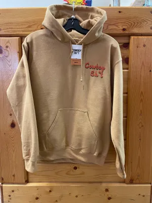 CL056 Mens Cowboy Sh*t Hoodie- Old Gold- Gildan