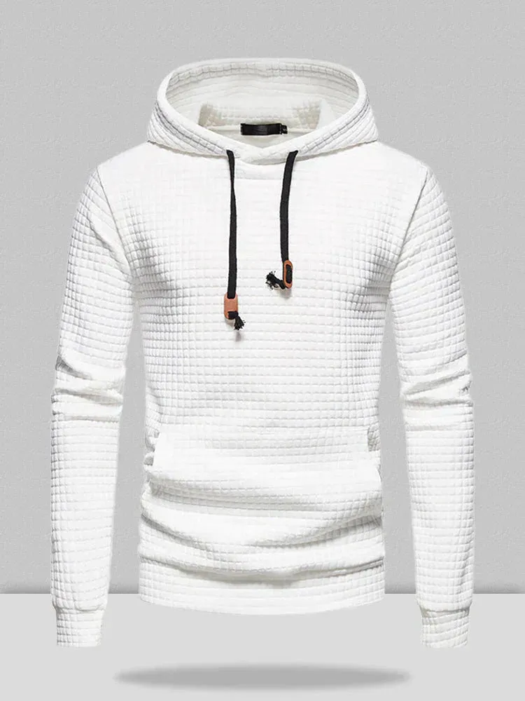 Comfy Pullover Jacquard Hoodie