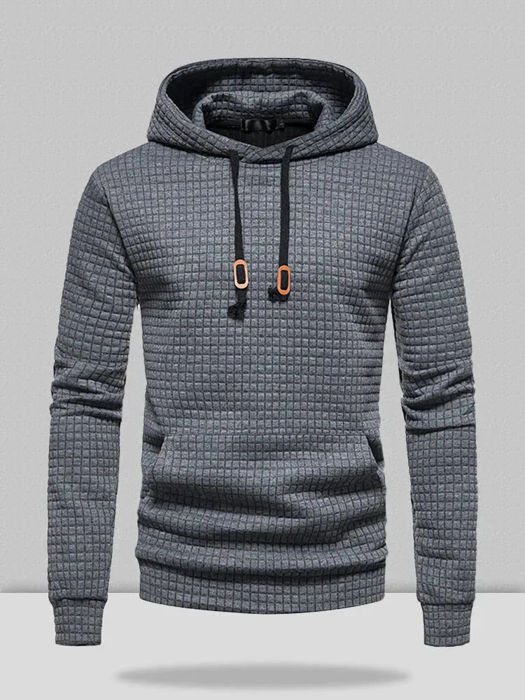 Comfy Pullover Jacquard Hoodie