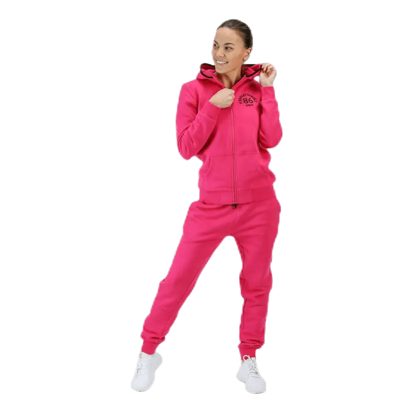 Comfy Zip Hood Pink