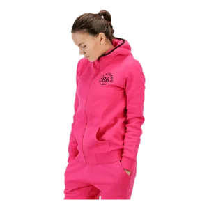 Comfy Zip Hood Pink
