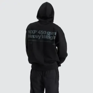 Core Line Heavy Box Fit Hoodie Jet Black