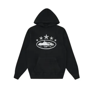 CORTEIZ 5 STARS ALCATRAZ HOODIE BLACK