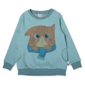 Cosy Cat Furry Crew - Muted Green