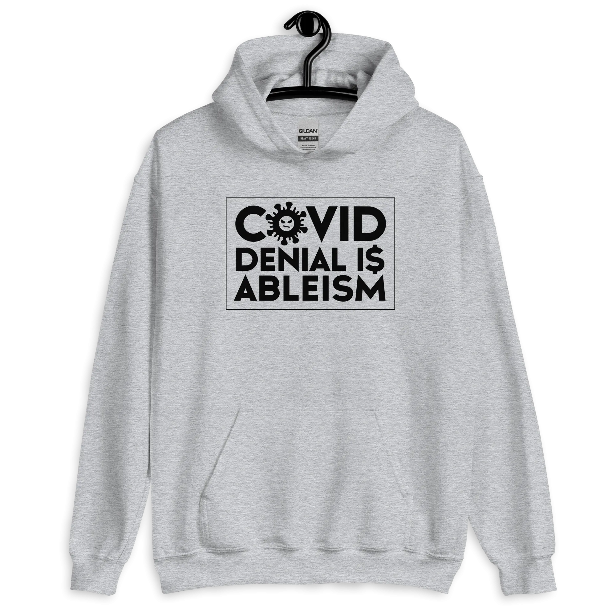 COVID Denial is Ableism (Unisex Hoodie)