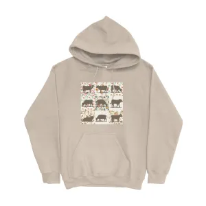 COW PATTERN HOODIE