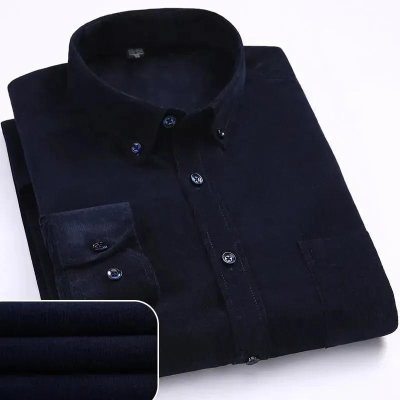 Cozy Men’s Corduroy Winter Shirts