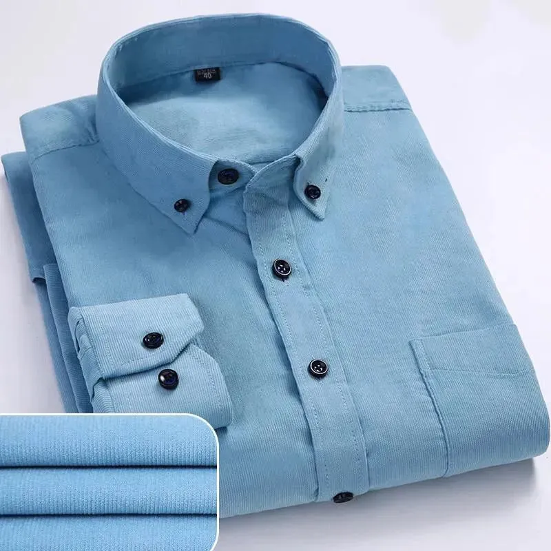 Cozy Men’s Corduroy Winter Shirts