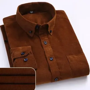 Cozy Men’s Corduroy Winter Shirts