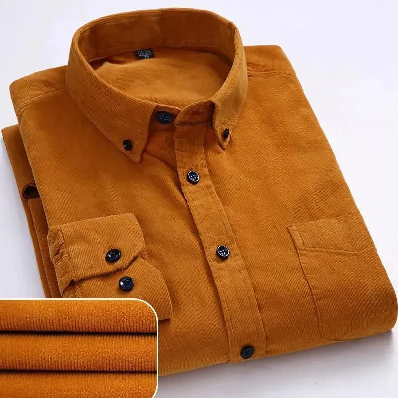Cozy Men’s Corduroy Winter Shirts