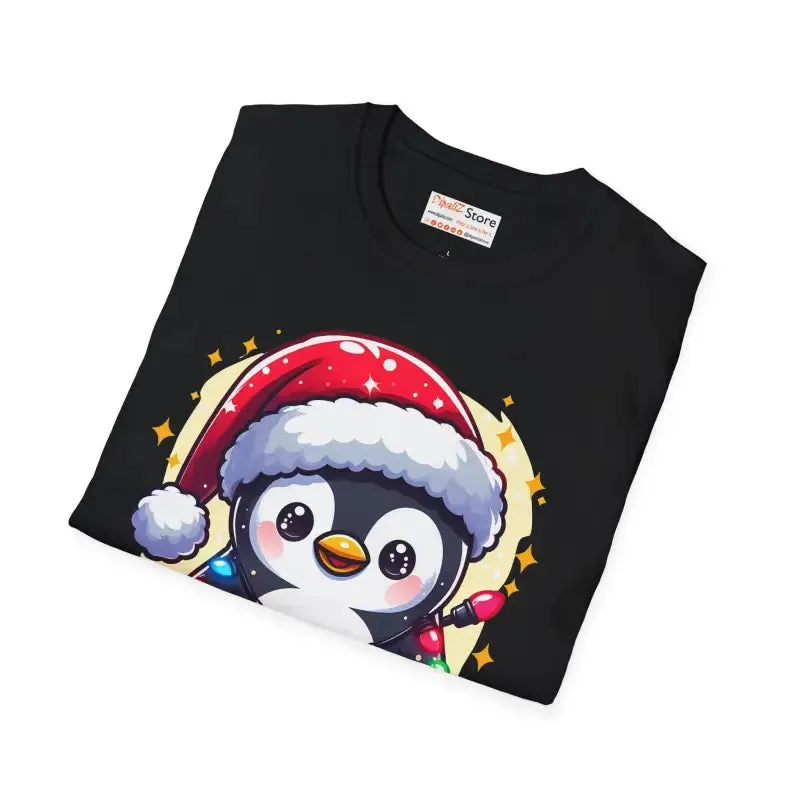 Cozy Santa Penguin t Shirt for Festive Fun