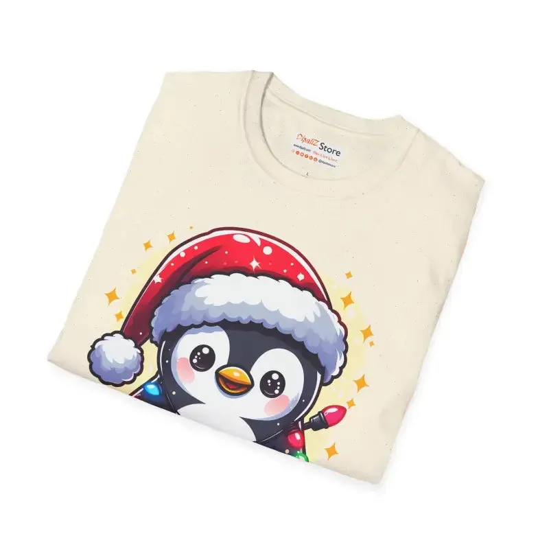 Cozy Santa Penguin t Shirt for Festive Fun