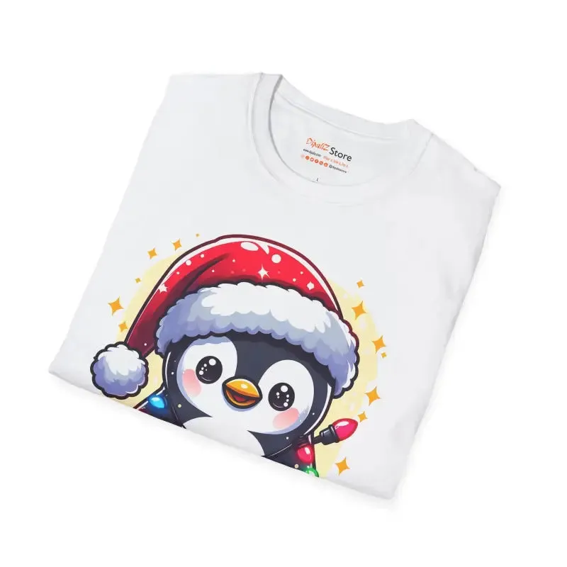 Cozy Santa Penguin t Shirt for Festive Fun