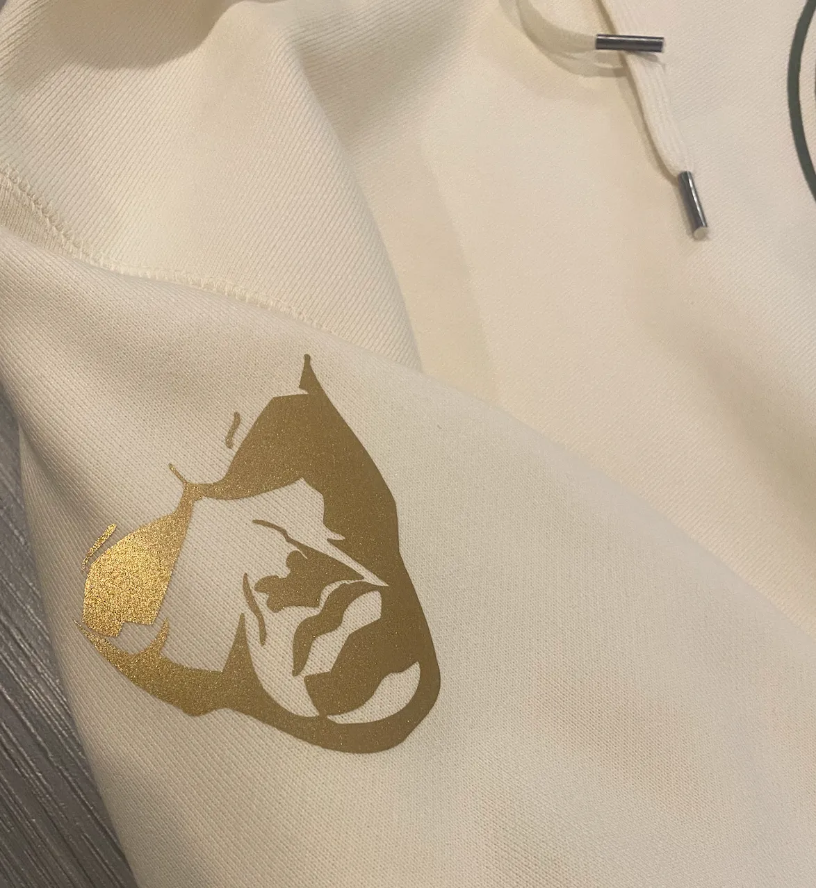 Cream of broccoli circle logo hoodie