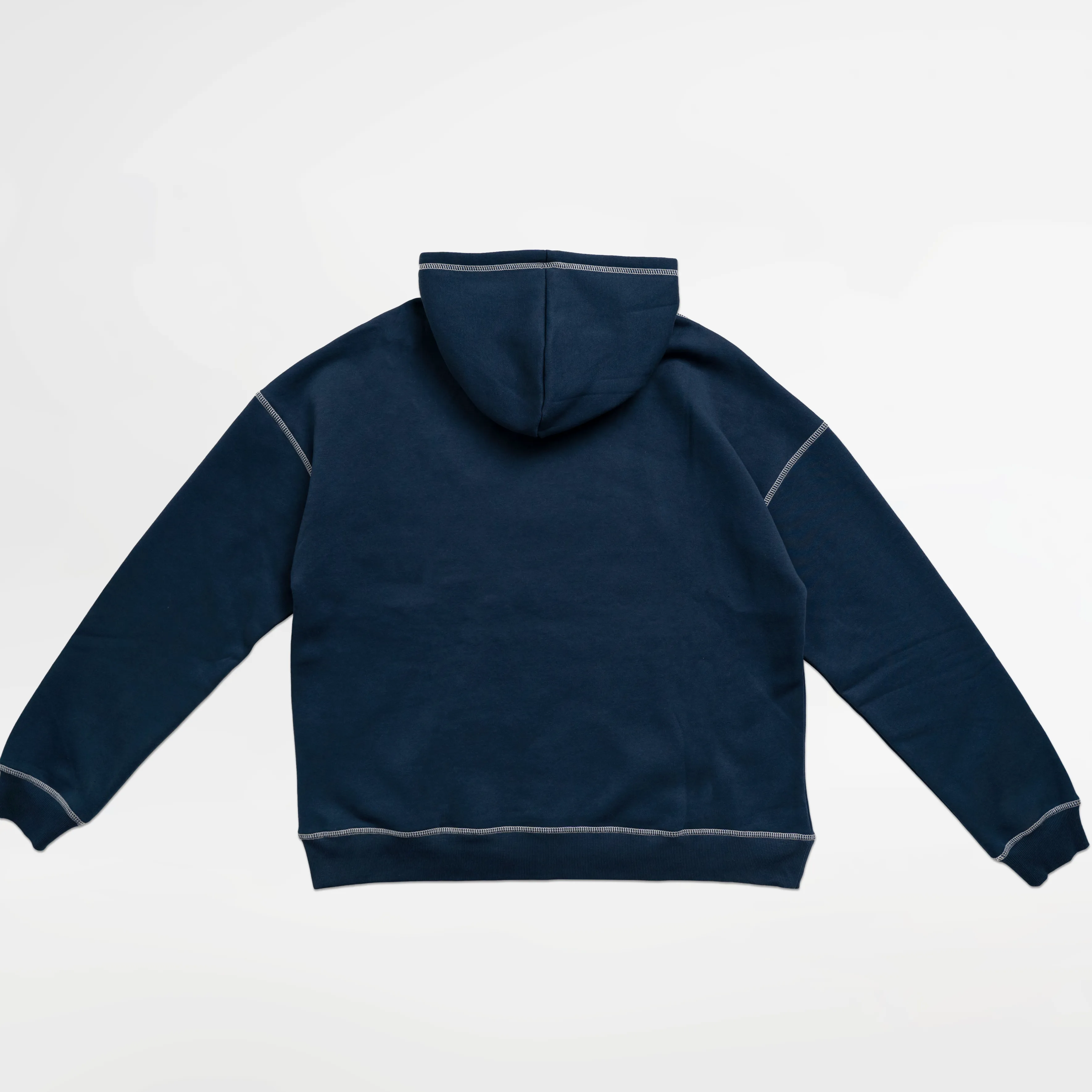 Crest Stitch Hoodie - Navy
