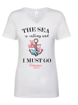 Cruise The Sea Is Calling And I Must Go Cruise Shirt