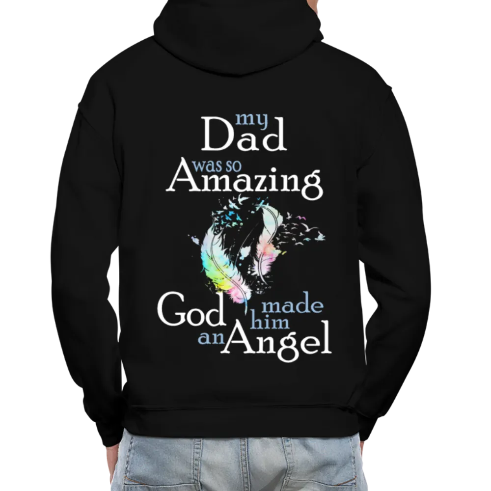 Custom Dad Amazing Angel Gildan Heavy Blend Adult Hoodie