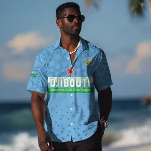 Custom Djibouti Football Hawaiian Shirt Go Champions LT15