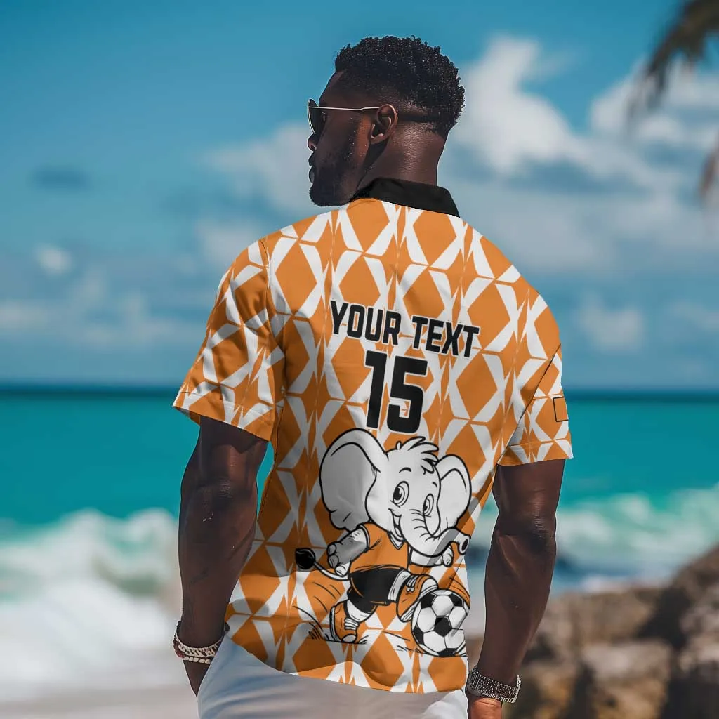 Custom Ivory Coast Football Hawaiian Shirt Go Champions LT15