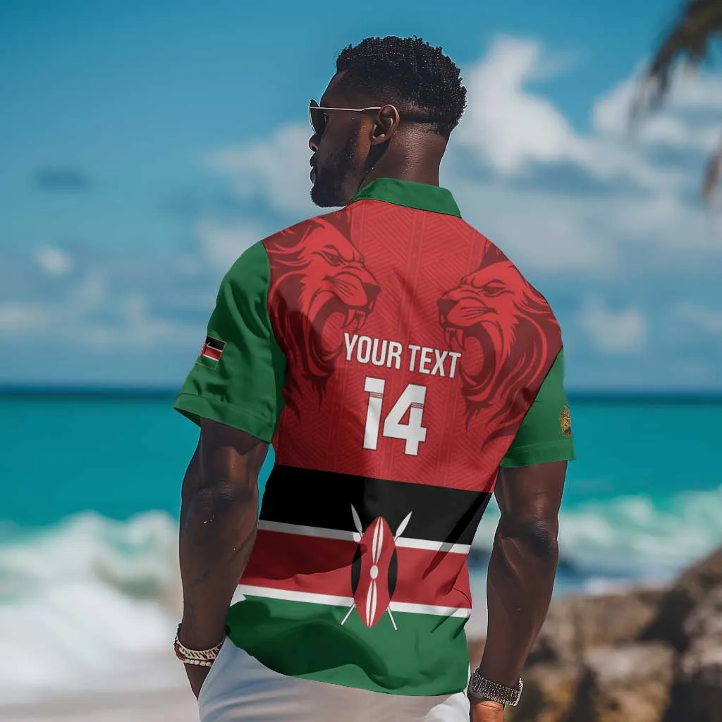 Custom Kenya Football Hawaiian Shirt Go Harambee Stars African Pattern LT14