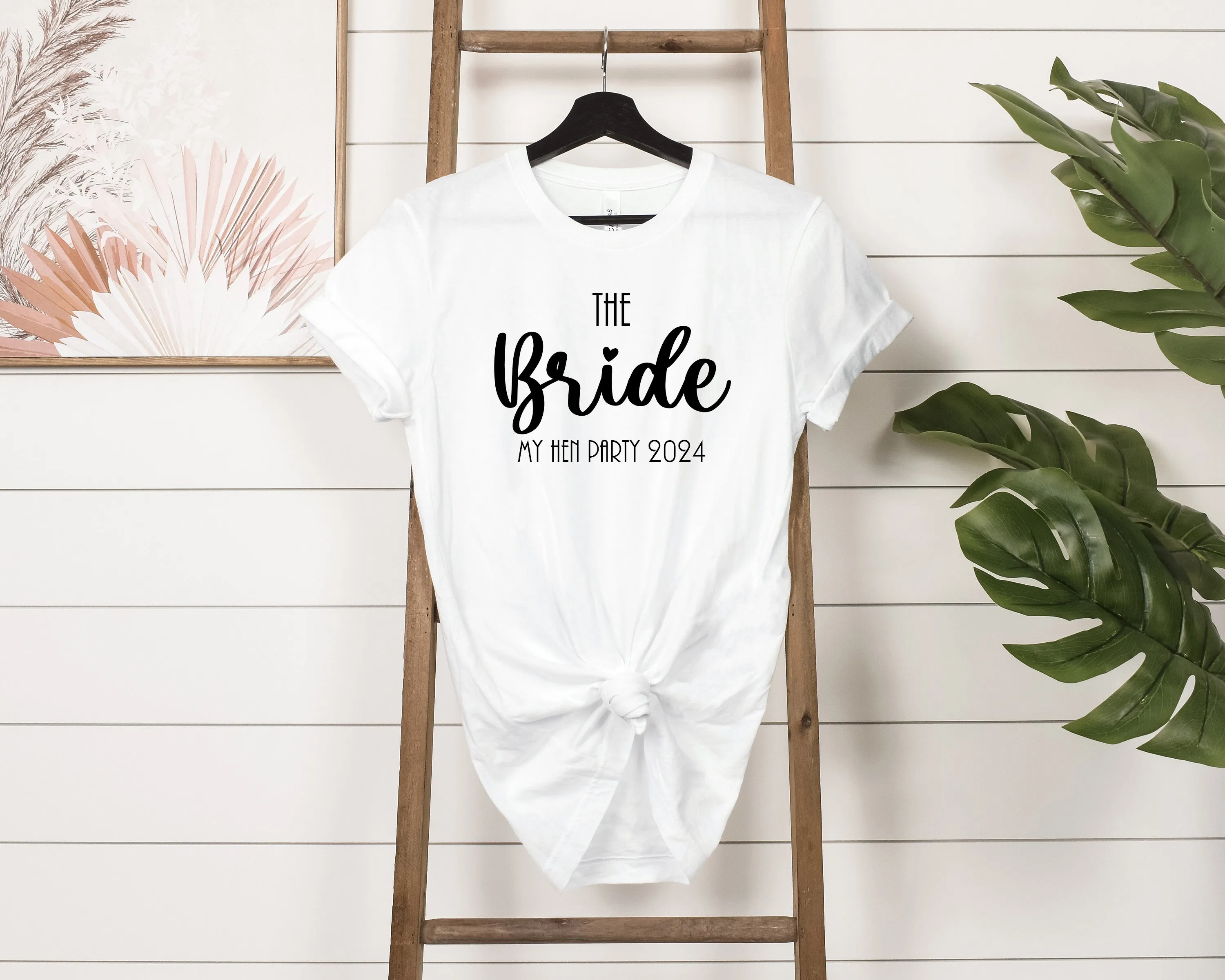 Custom Made Personalised Team Bride T Shirts