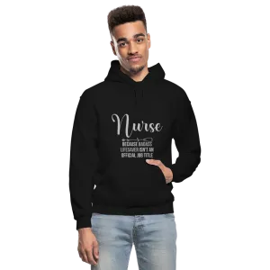Custom Nurse Badass Gildan Heavy Blend Adult Hoodie