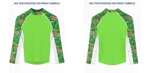 Custom Rash Guard (Kids, Women, Men) Long Sleeve