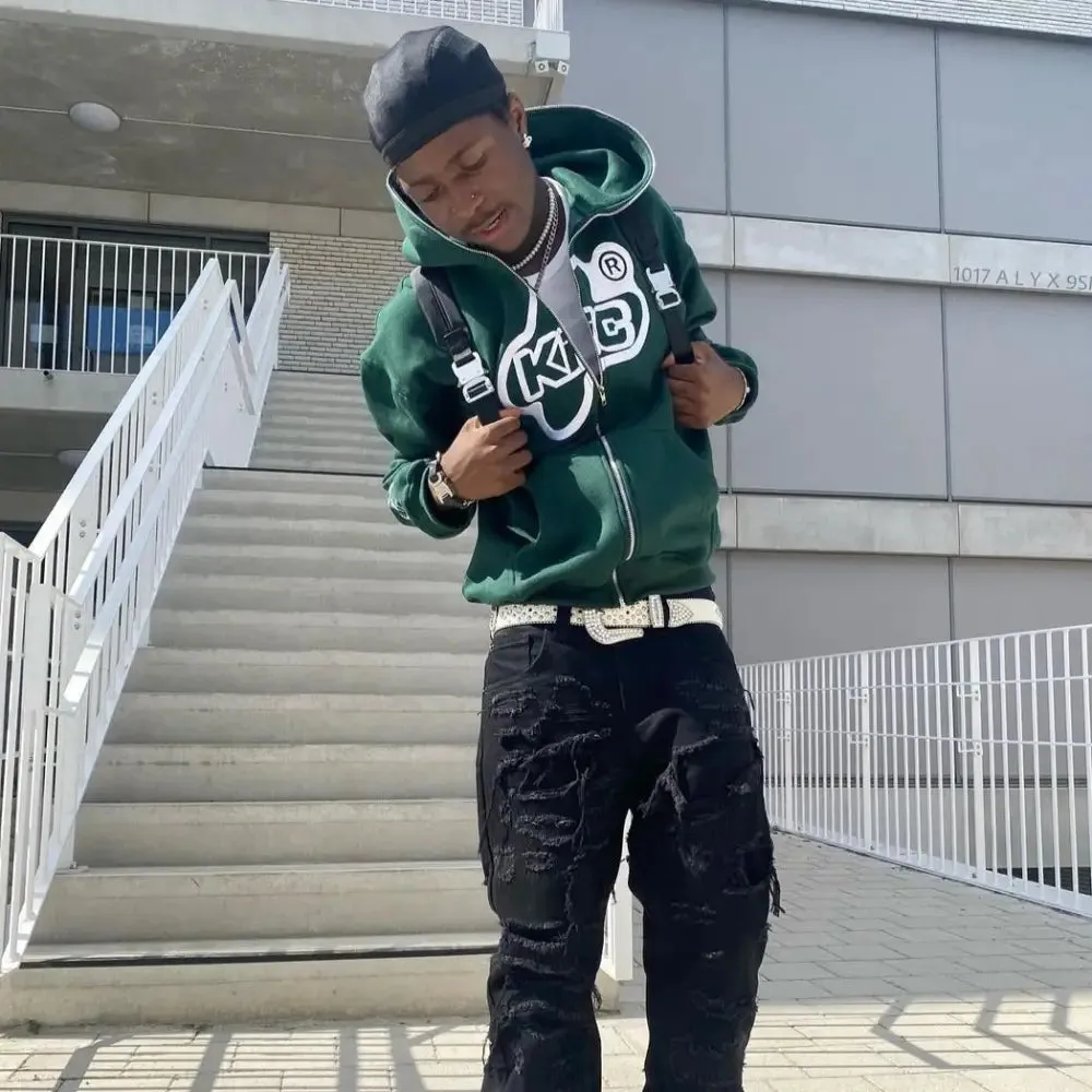 Custom Y2K Zippered Hoodies in 3 Colors