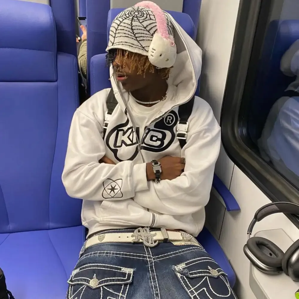 Custom Y2K Zippered Hoodies in 3 Colors