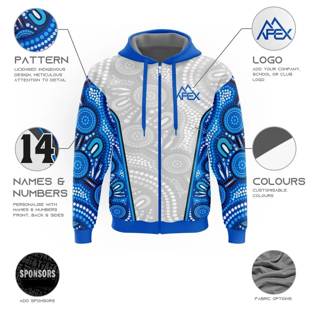 Custom Zip Hoodie - Indigenous 012