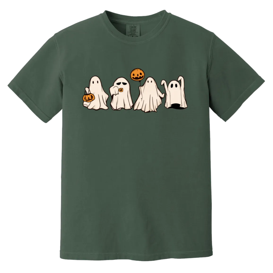 Cute Halloween Ghosts T-Shirt – Adorable Spooky Comfort Colors Tee
