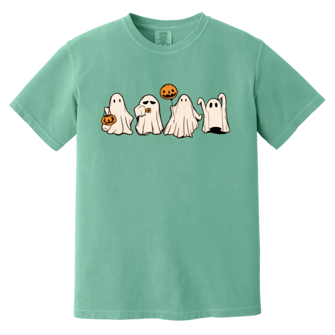 Cute Halloween Ghosts T-Shirt – Adorable Spooky Comfort Colors Tee