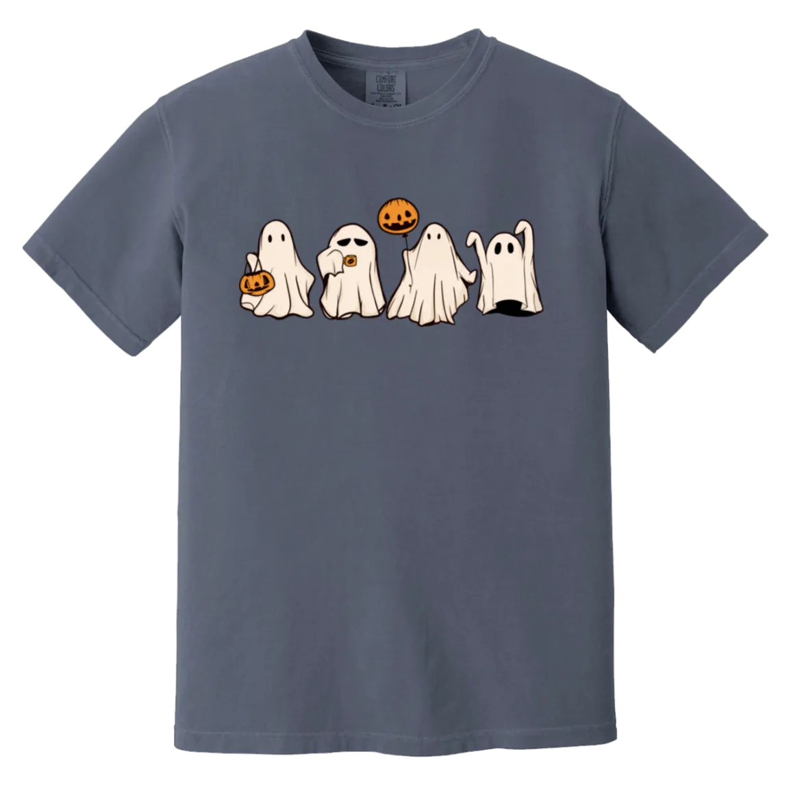 Cute Halloween Ghosts T-Shirt – Adorable Spooky Comfort Colors Tee