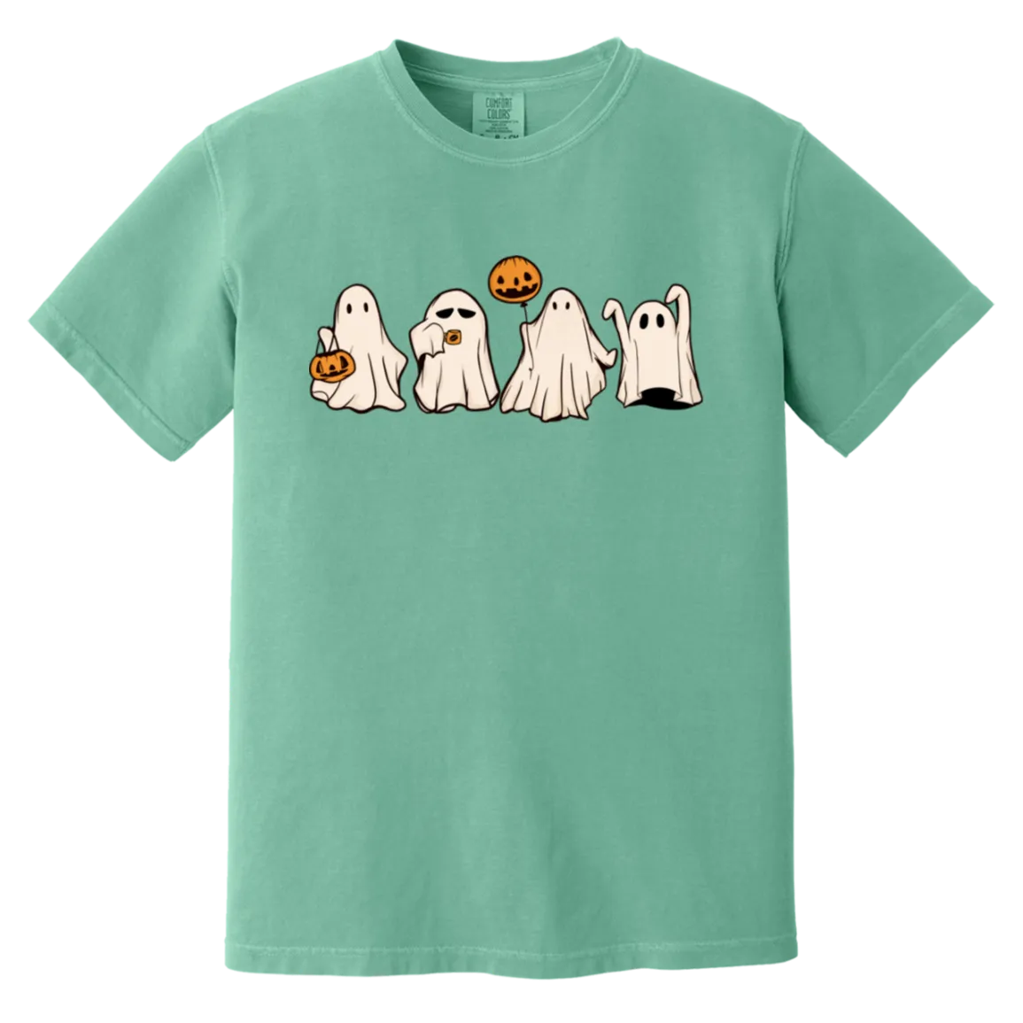 Cute Halloween Ghosts T-Shirt – Adorable Spooky Comfort Colors Tee