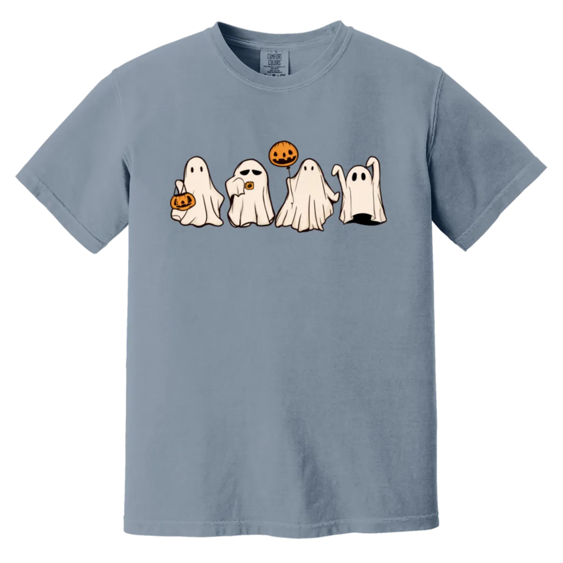 Cute Halloween Ghosts T-Shirt – Adorable Spooky Comfort Colors Tee