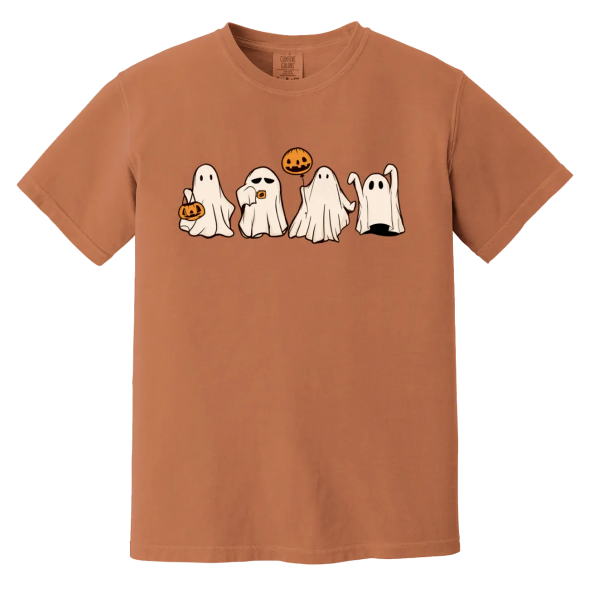 Cute Halloween Ghosts T-Shirt – Adorable Spooky Comfort Colors Tee