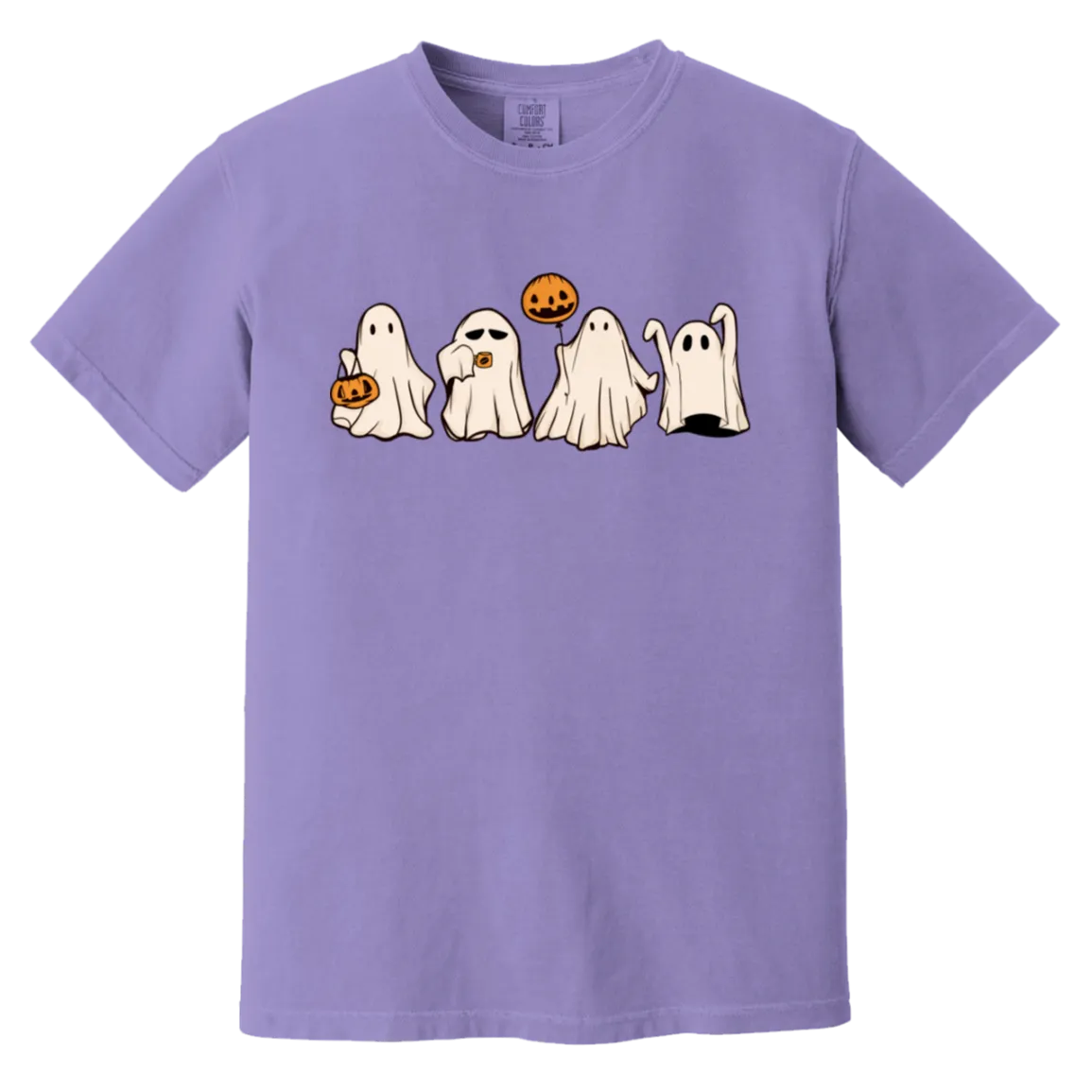 Cute Halloween Ghosts T-Shirt – Adorable Spooky Comfort Colors Tee