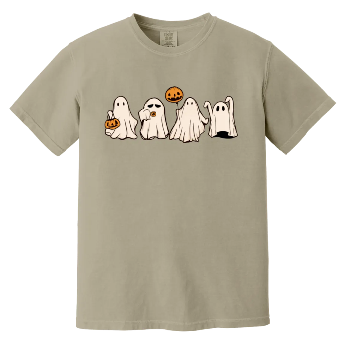 Cute Halloween Ghosts T-Shirt – Adorable Spooky Comfort Colors Tee