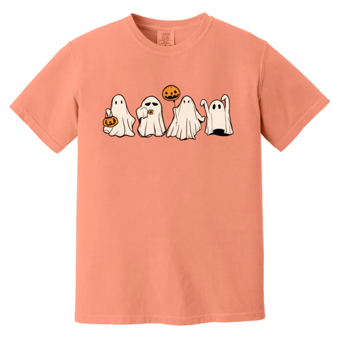 Cute Halloween Ghosts T-Shirt – Adorable Spooky Comfort Colors Tee