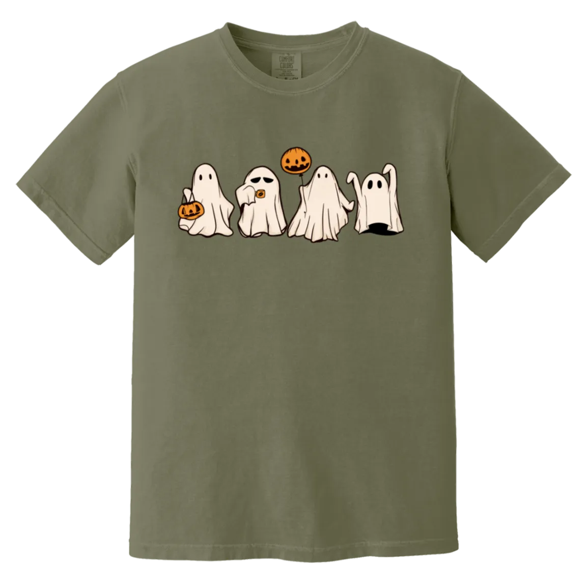 Cute Halloween Ghosts T-Shirt – Adorable Spooky Comfort Colors Tee
