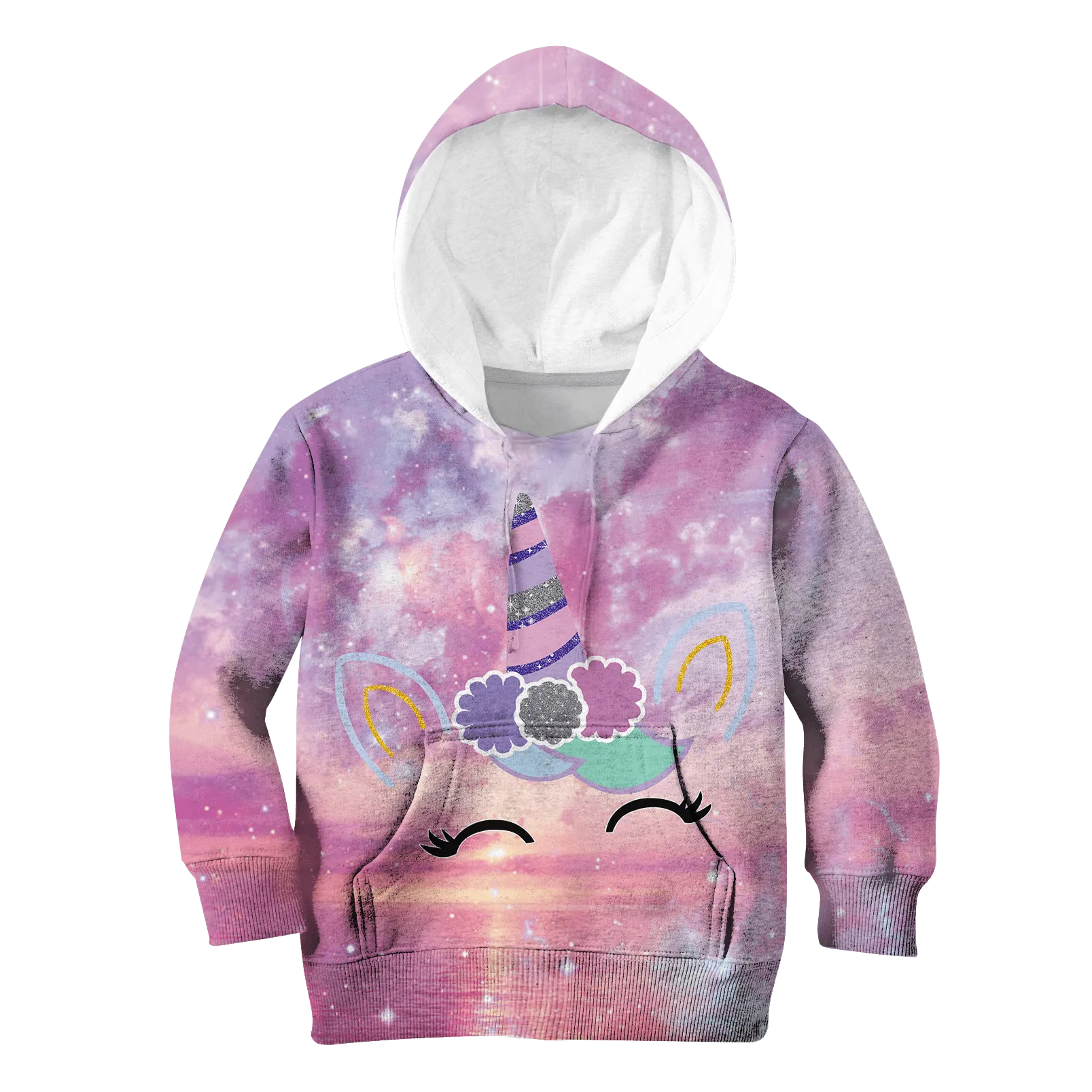 CUTE UNICORN Kid Custom Cosplay Hoodies T-shirt Apparel