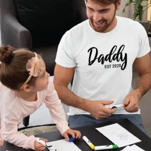 Daddy Est Custom Year T Shirt